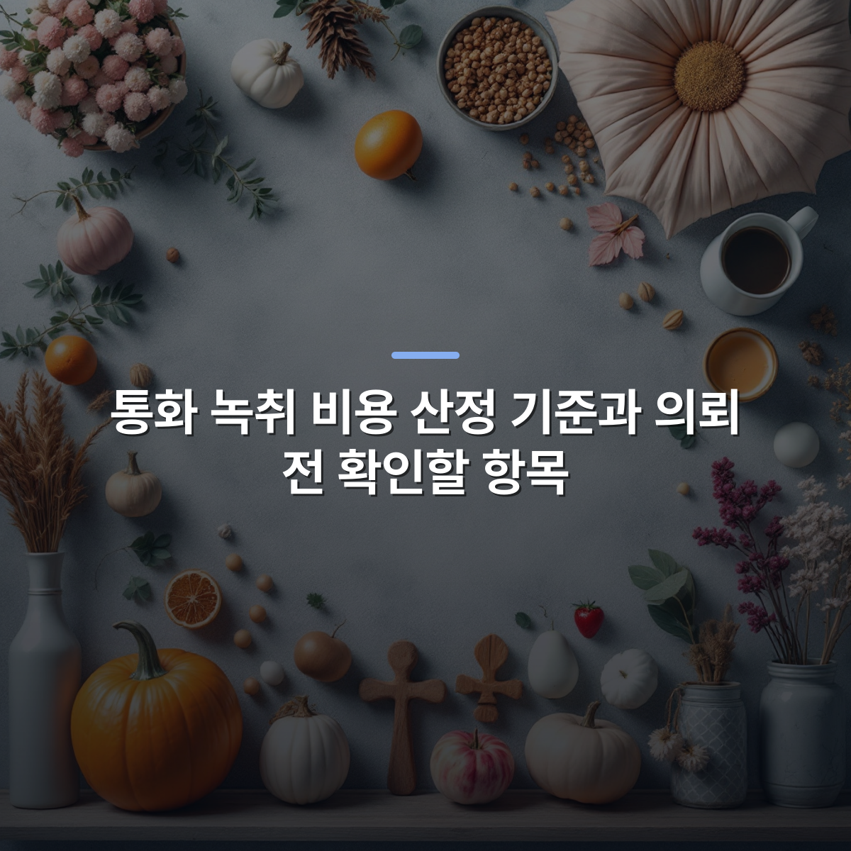 통화 녹취 비용 산정 기준과 의뢰 전 확인할 항목